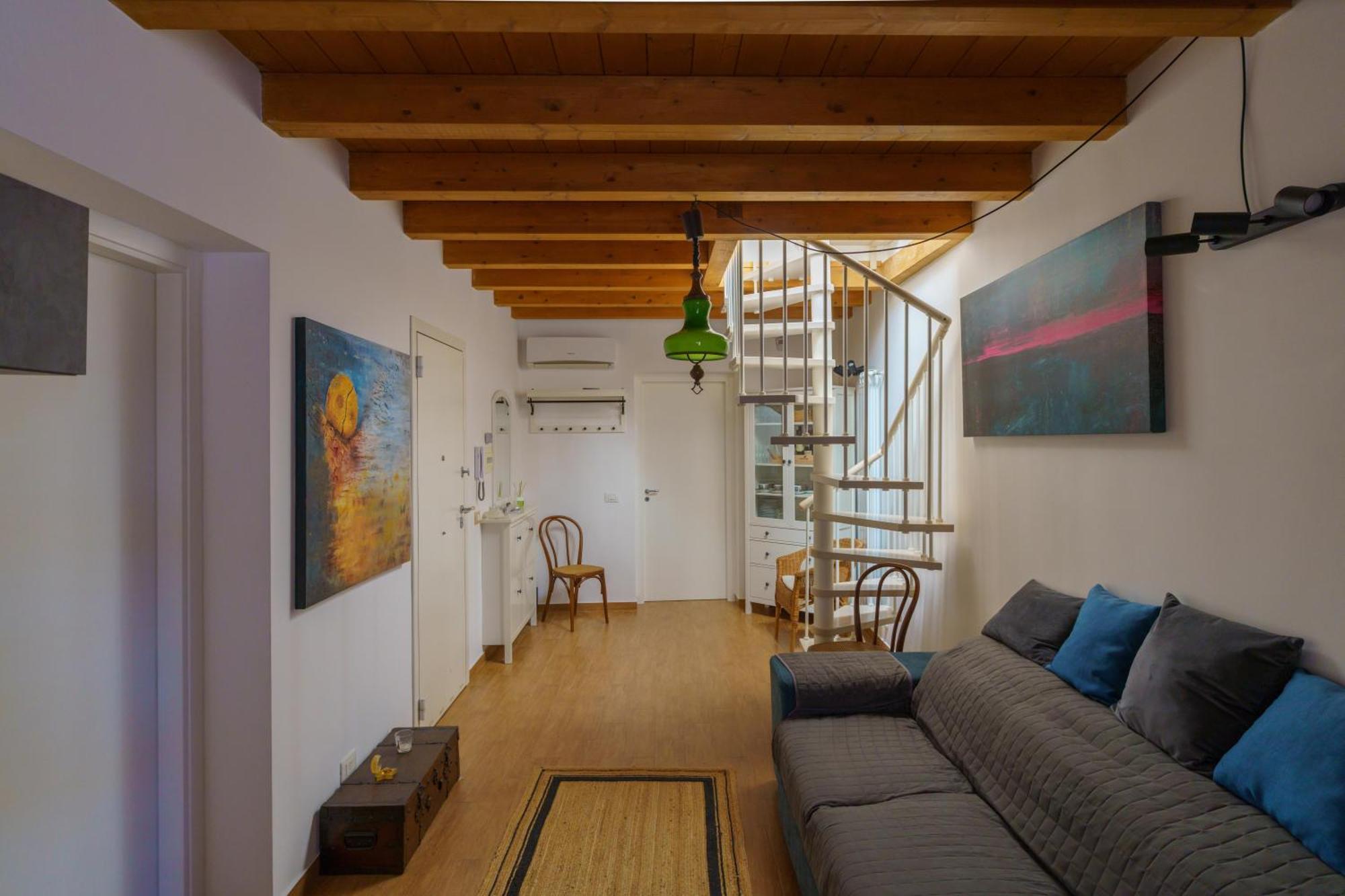 Maquedino Holiday Home & Terrace - Cozy Central Loft 팔레르모 외부 사진